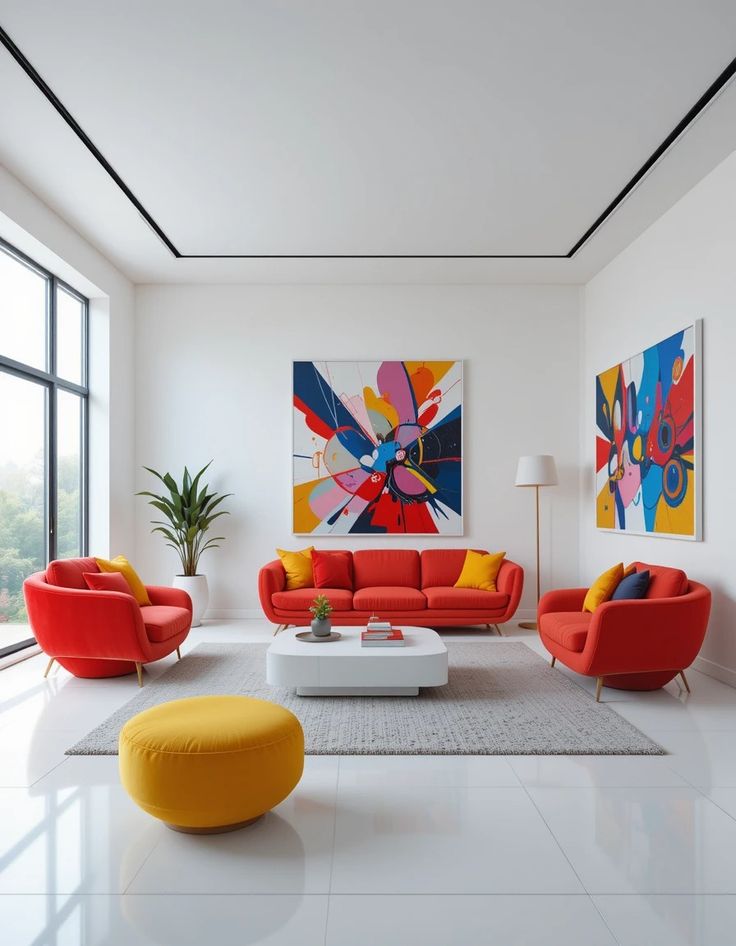 Furniture showcase — curated contemporary interior